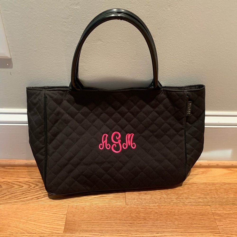 Milano Series Monogrammed tote
